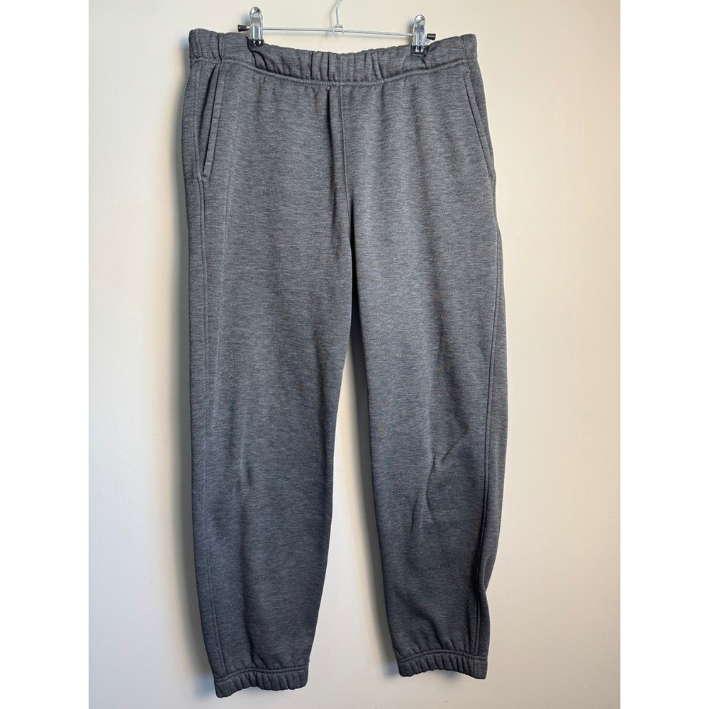 Uniqlo Mens Grey Heattech Fleece Lined Sweatpants L Gorpcore Loungewear Basic